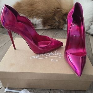 Christian Louboutin Hot Chick 100 Pink Heel